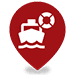 Water Rescue map pin.